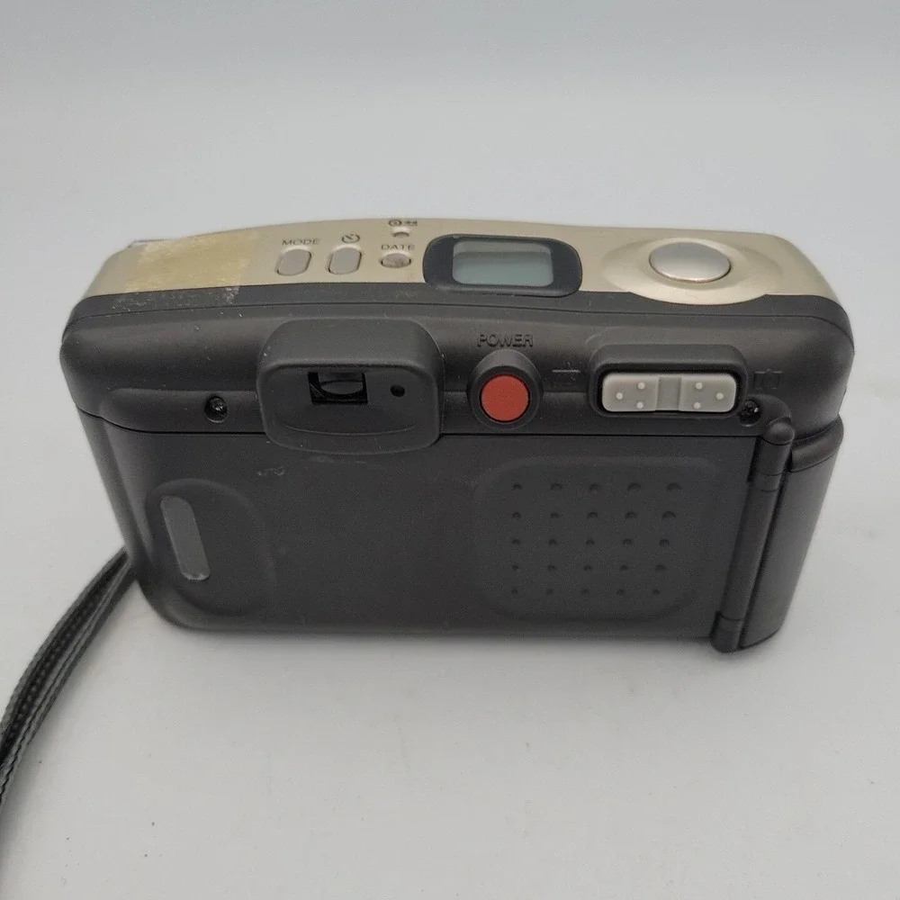 FUJIFILM Zoom Date 140 38-140mm Fujinon Lens 35mm Film Camera Gold